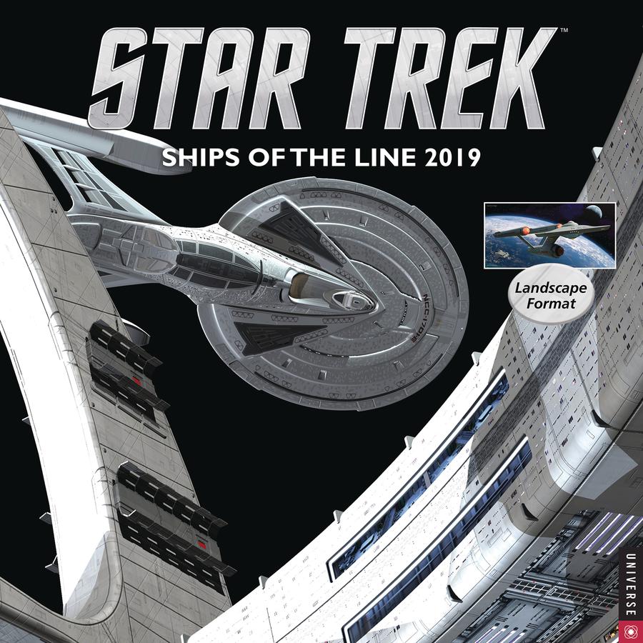 Star Trek Ships Of The Line 2019 12x12-inch Wall Calendar