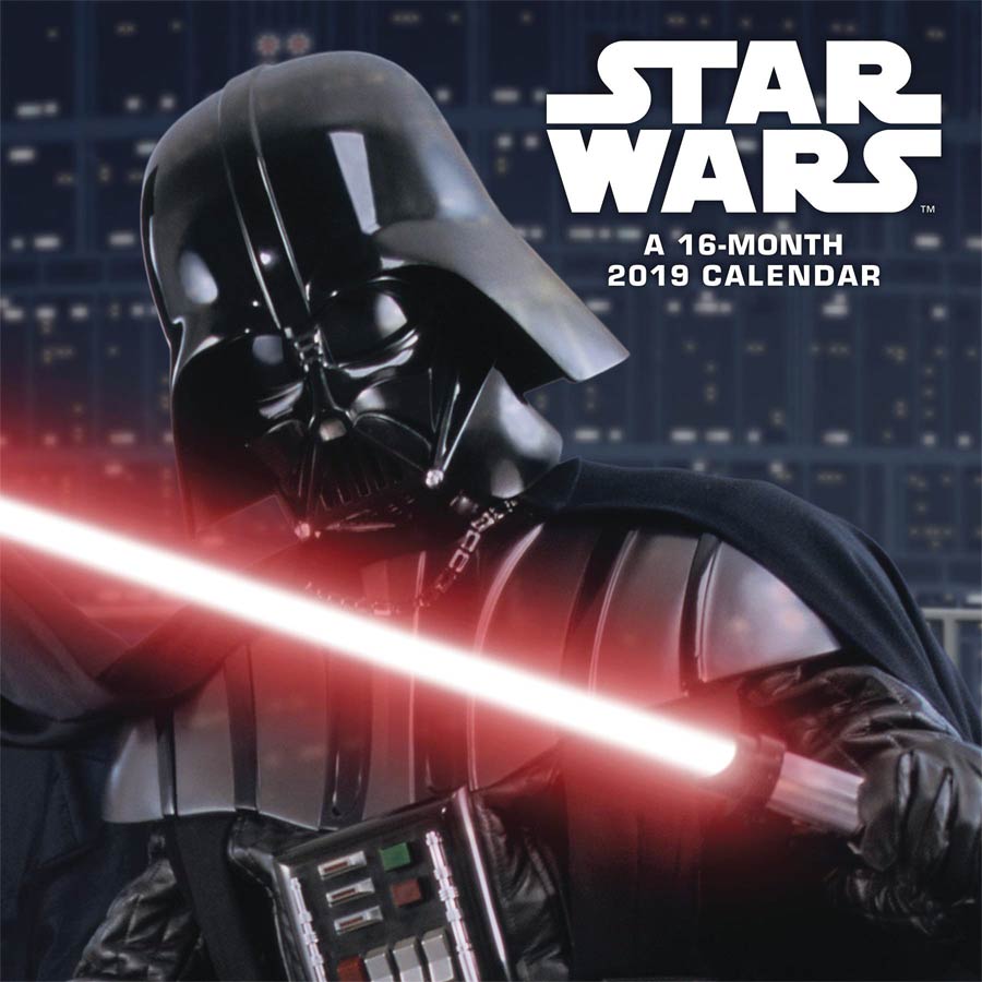 Star Wars Saga 2019 Wall Calendar