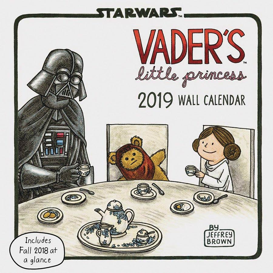 Star Wars Vaders Little Princess 2019 Wall Calendar