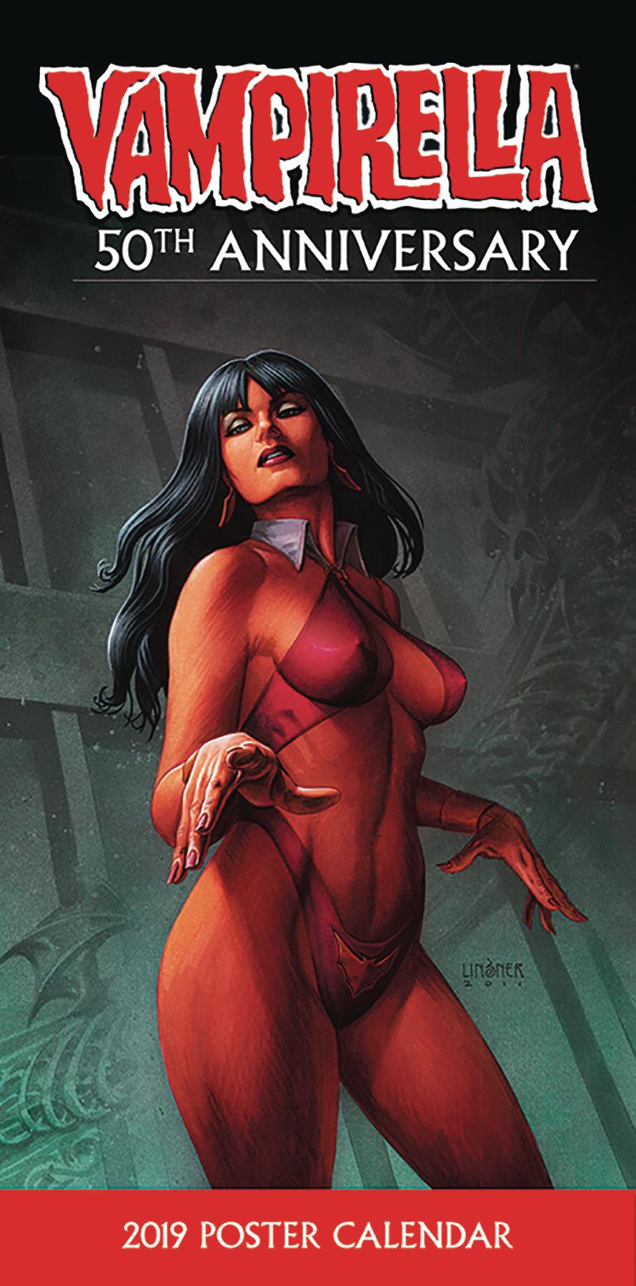 Vampirella 50th Anniversary 2019 Poster Calendar Signed Edition