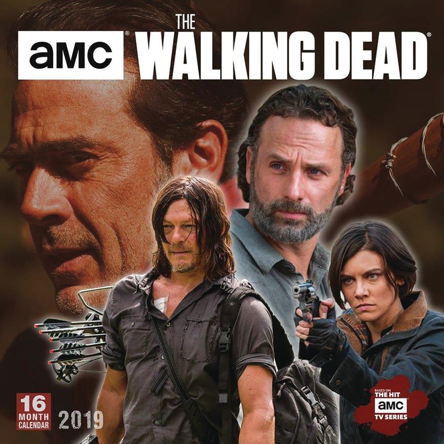 Walking Dead AMC 2019 Wall Calendar