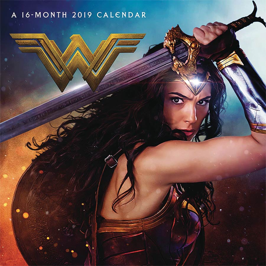 Wonder Woman Movie 2019 Wall Calendar