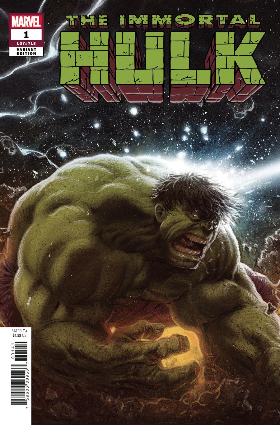 Immortal Hulk #1 Cover B Variant Kaare Andrews Connecting Party Cover (2 Of 3)