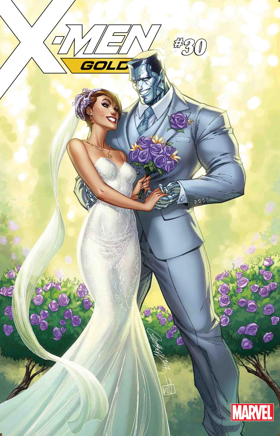 X-Men Gold #30 Cover B Variant J Scott Campbell Kitty Pryde & Colossus Cover (Til Death Do Us Part Part 6)