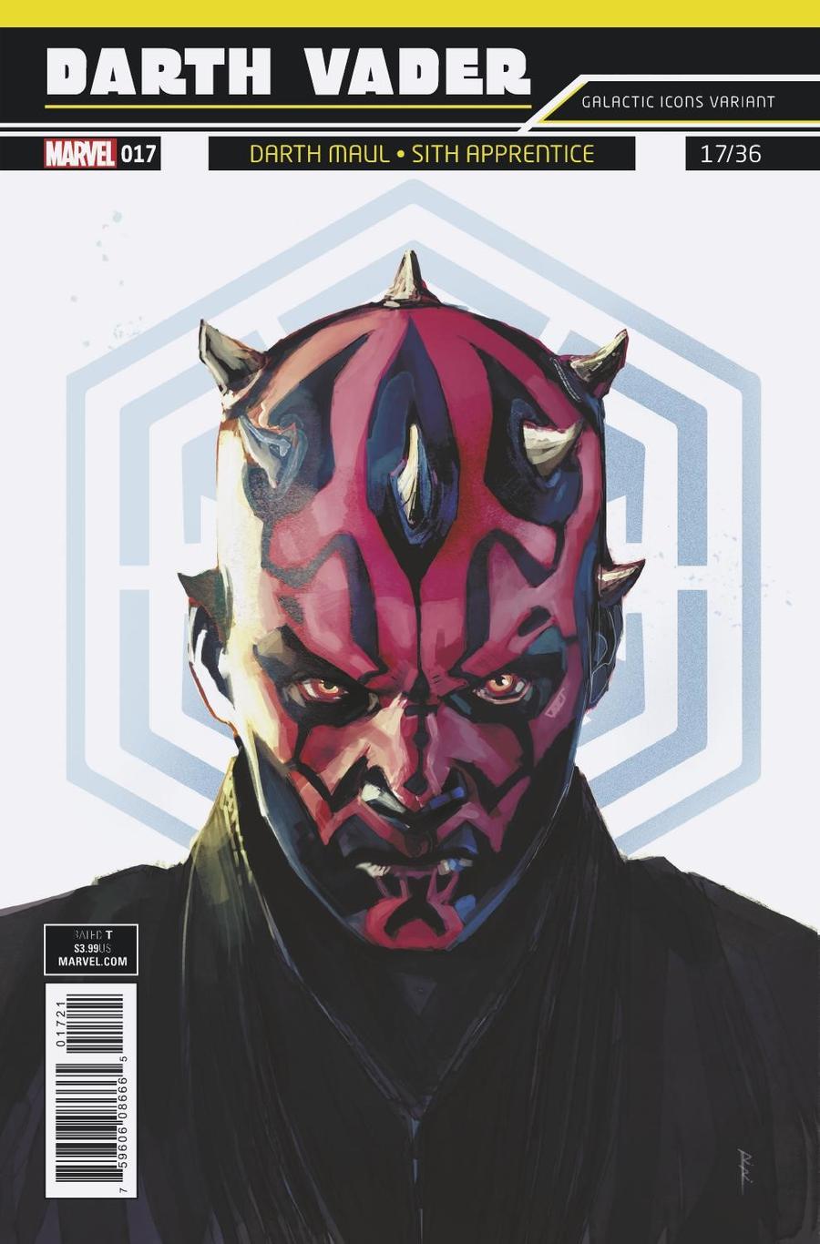 Darth Vader Vol 2 #17 Cover B Variant Rod Reis Galactic Icon Cover