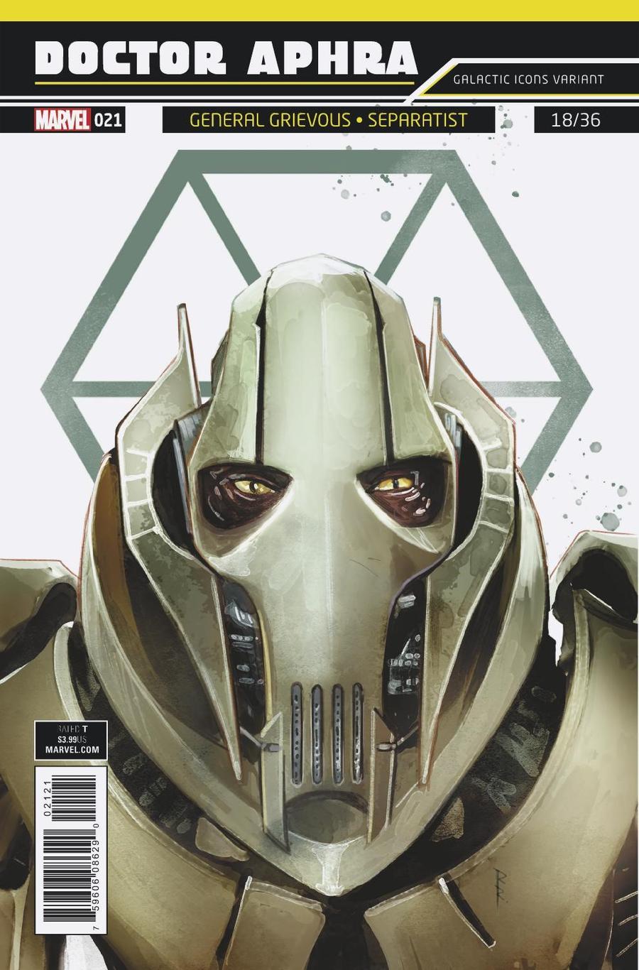 Star Wars Doctor Aphra #21 Cover B Variant Rod Reis Galactic Icon Cover