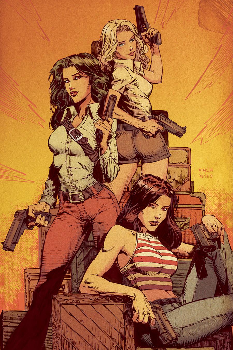 Charlies Angels #1 Cover E Incentive David Finch & Jimmy Reyes Virgin Cover