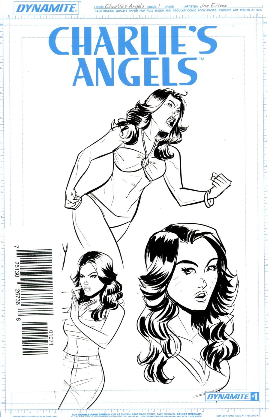 Charlies Angels #1 Incentive Joe Eisma Artboard Edition 3-Cover Set