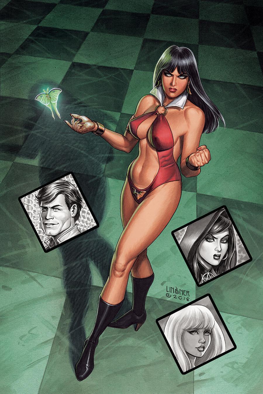 Vampirella Roses For The Dead #1 Cover D Incentive Joseph Michael Linsner Virgin Cover