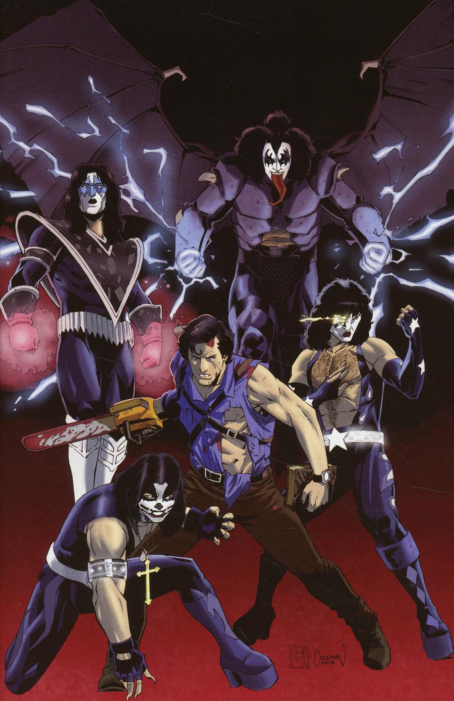 KISS Army Of Darkness #5 Cover E Incentive Ruairi Coleman Virgin Cover