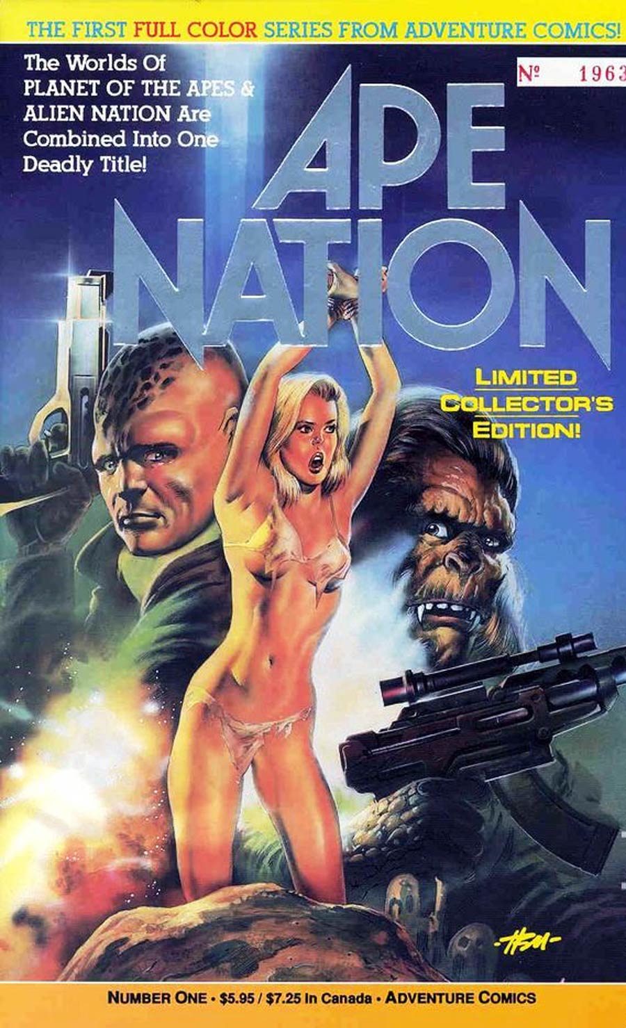 Ape Nation #1 Cover B Limited Collectors Edition