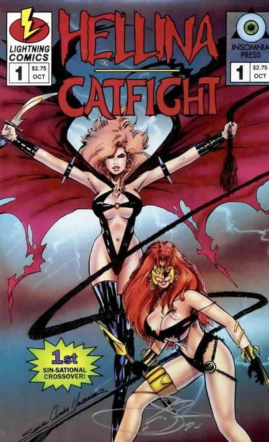 Hellina Catfight #1 Cover B Signed Edition