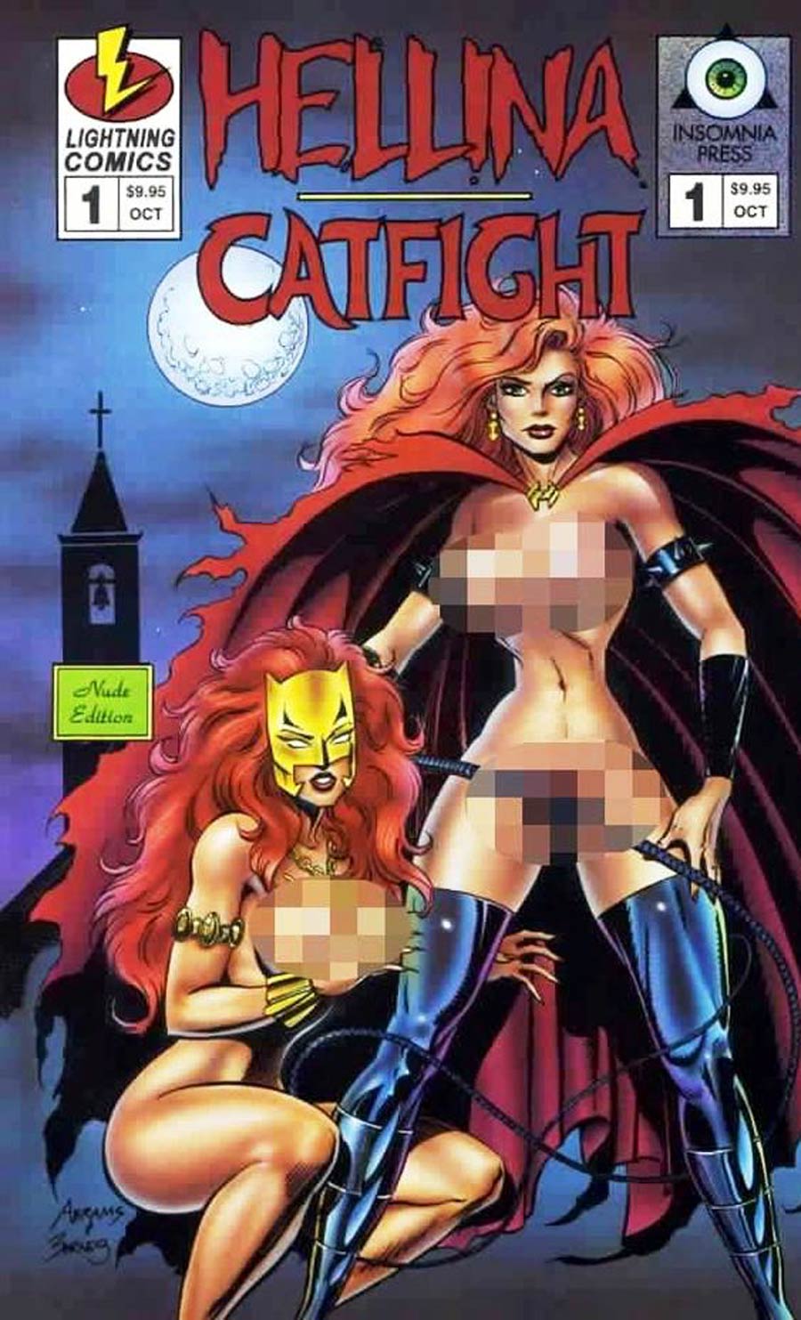 Hellina Catfight #1 Cover C Nude Cover