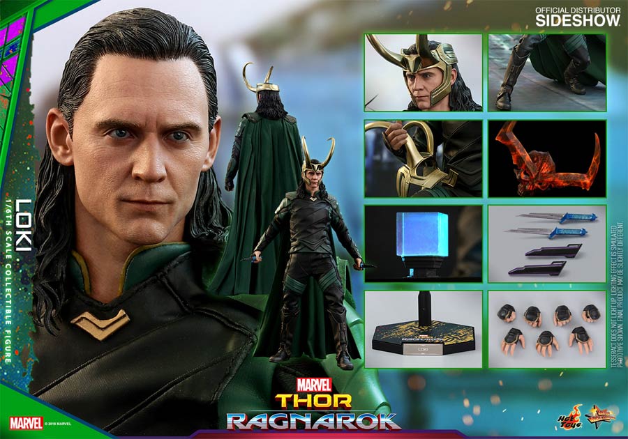 Thor Ragnarok Loki Movie Masterpiece Series Sixth Scale 12.20-Inch Figure