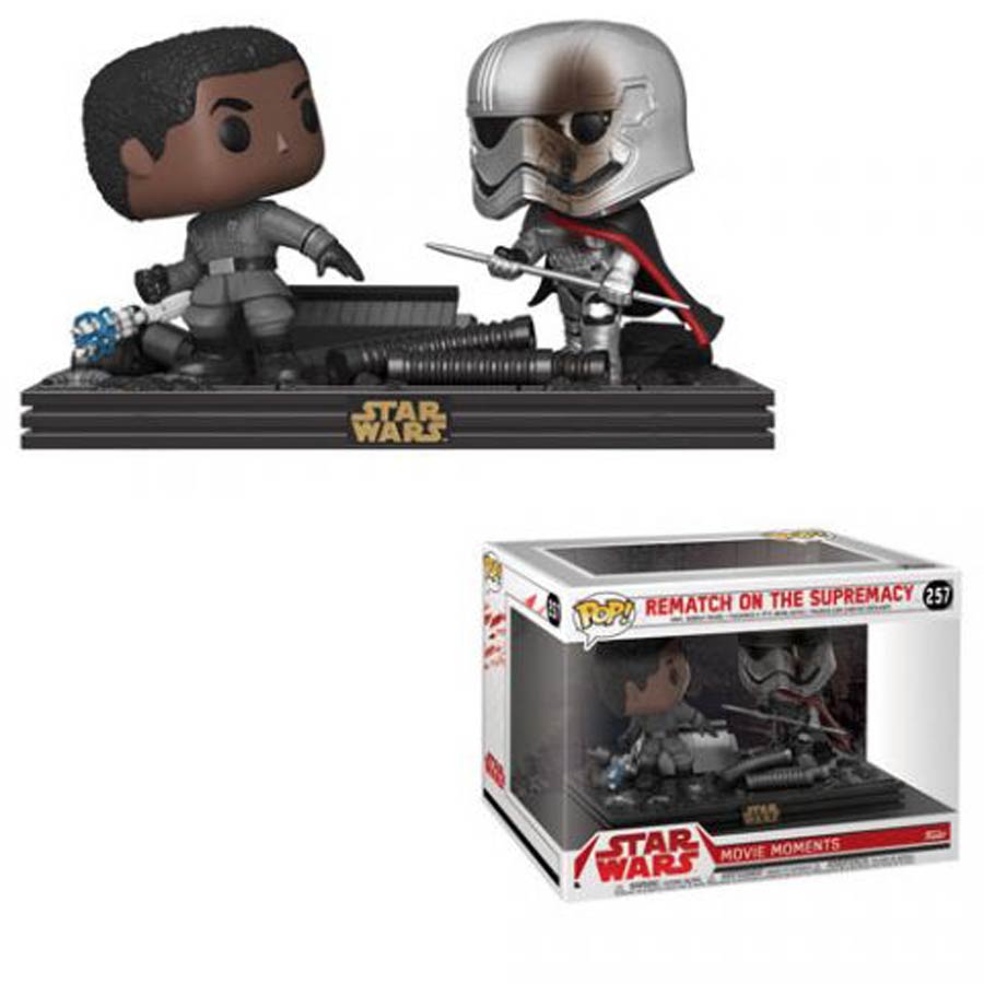POP Star Wars 257 Movie Moments The Last Jedi Duel Vinyl Bobble Head