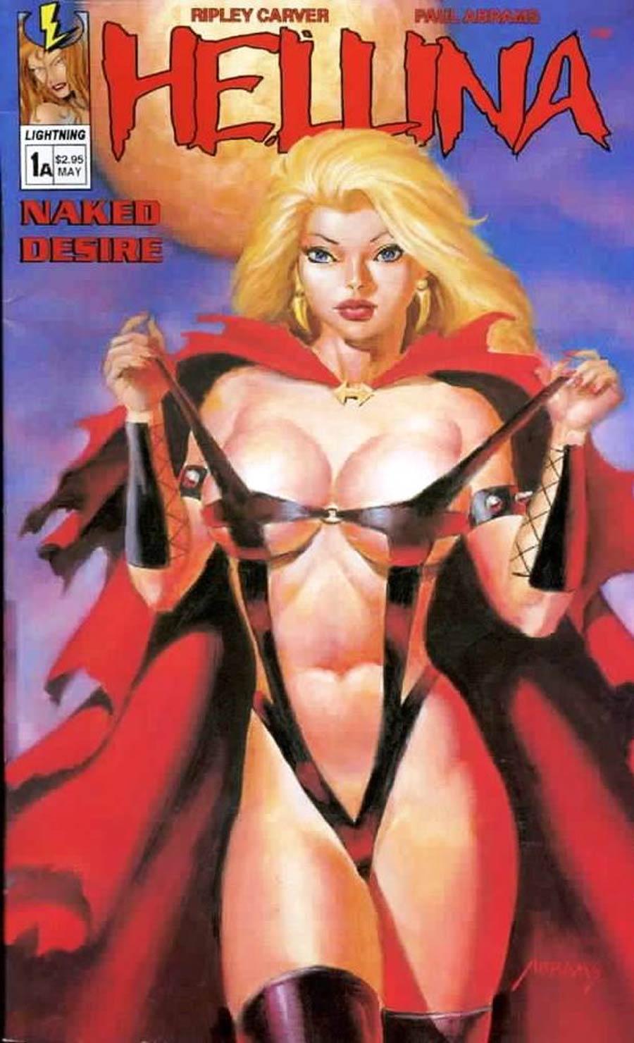 Hellina Naked Desire #1 Cover A Paul Adrams