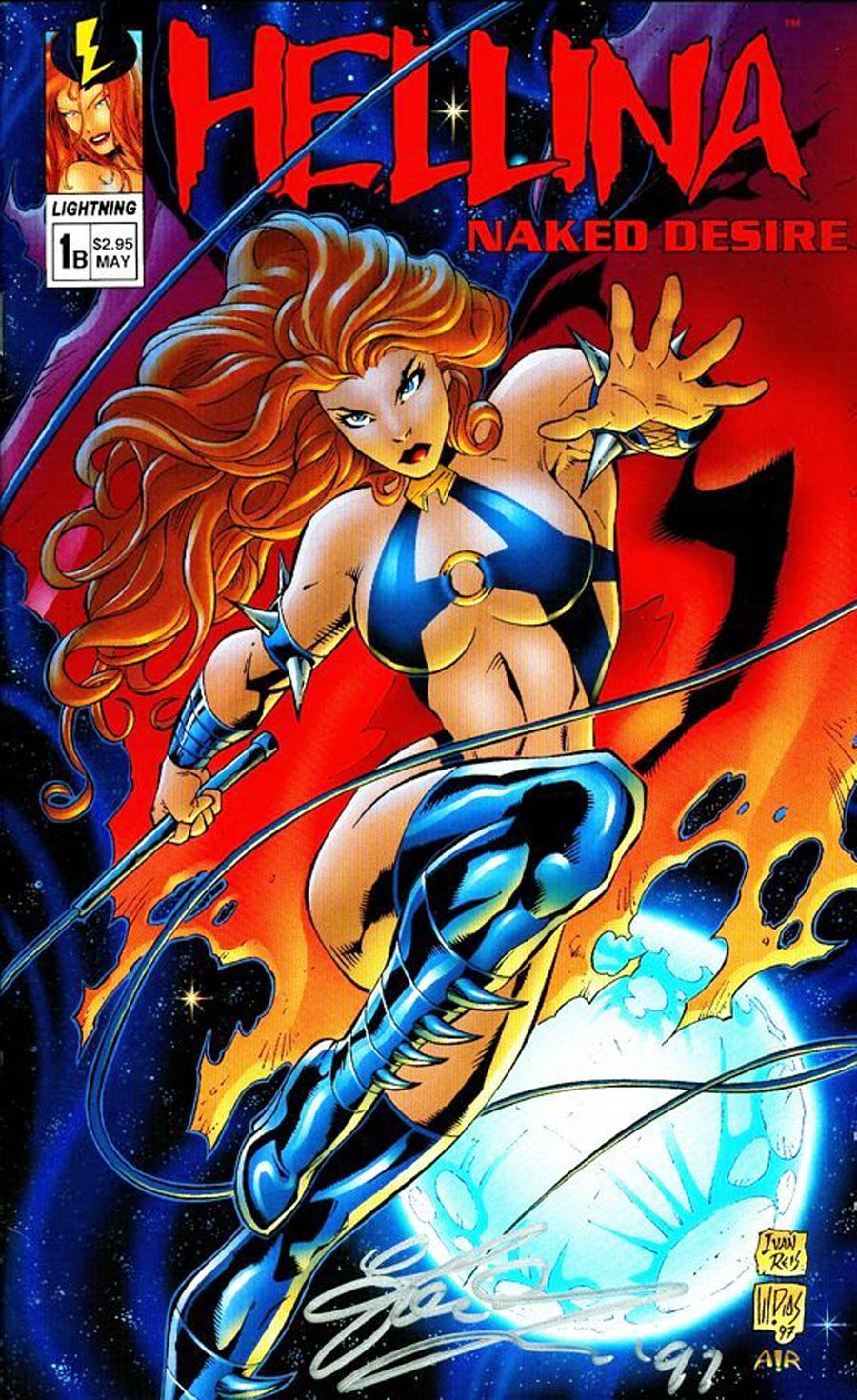 Hellina Naked Desire #1 Cover C Signed Joseph Zyskowski 