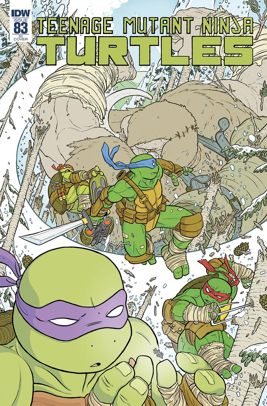 Teenage Mutant Ninja Turtles Vol 5 #83 Cover C Incentive Ulises Farinas Variant Cover