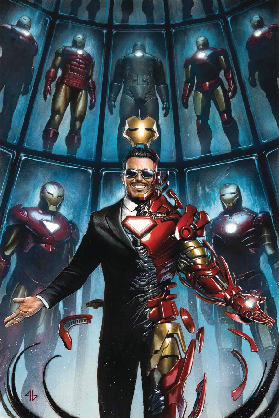 Tony Stark Iron Man #1 Cover X Incentive Adi Granov Variant Cover