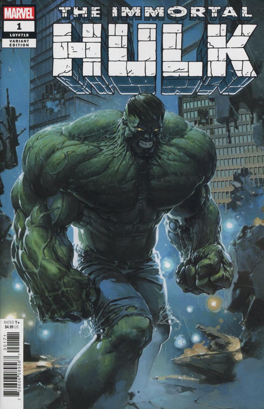 Immortal Hulk #1 Cover D Incentive Clayton Crain Variant Cover