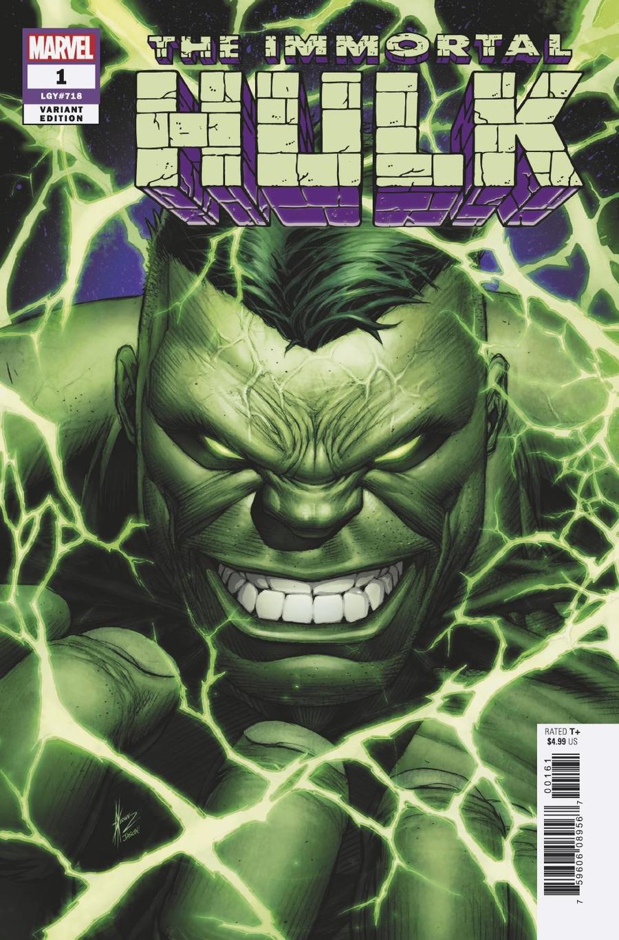 Immortal Hulk #1 Cover E Incentive Dale Keown Variant Cover