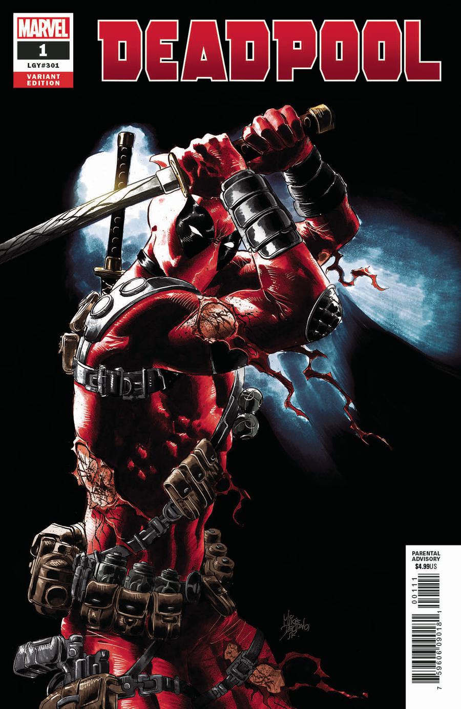Deadpool Vol 6 #1 Cover E Incentive Mike Deodato Jr Variant Cover