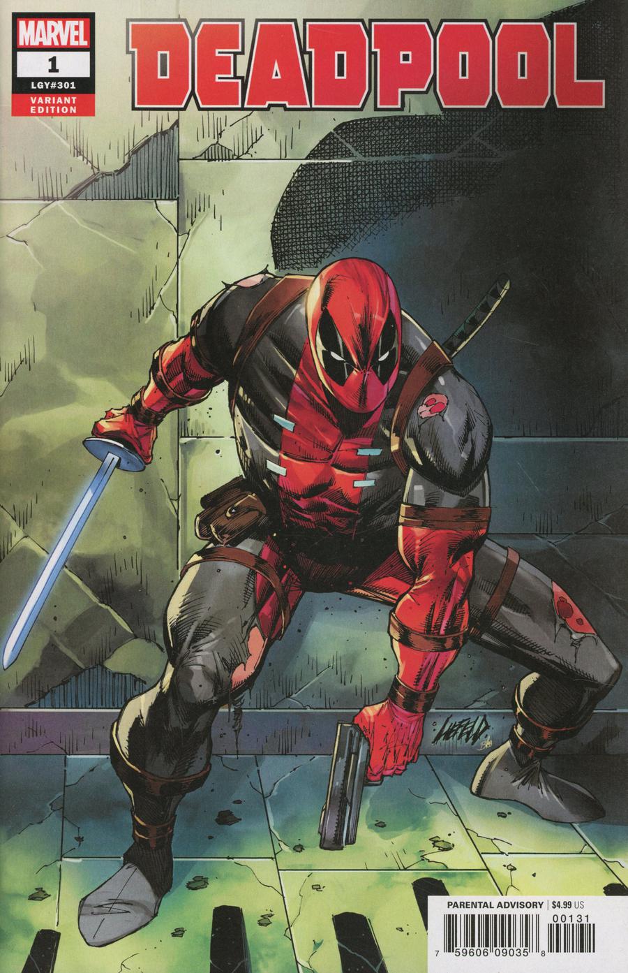 Deadpool Vol 6 #1 Cover D Incentive Rob Liefeld Variant Cover