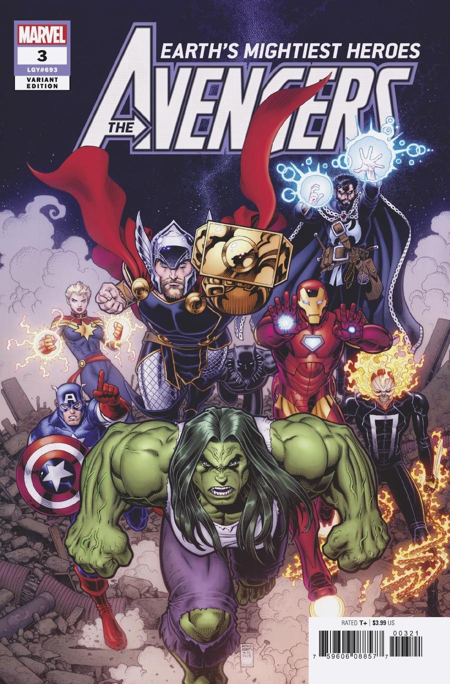 Avengers Vol 7 #3 Cover B Incentive Arthur Adams Variant Cover