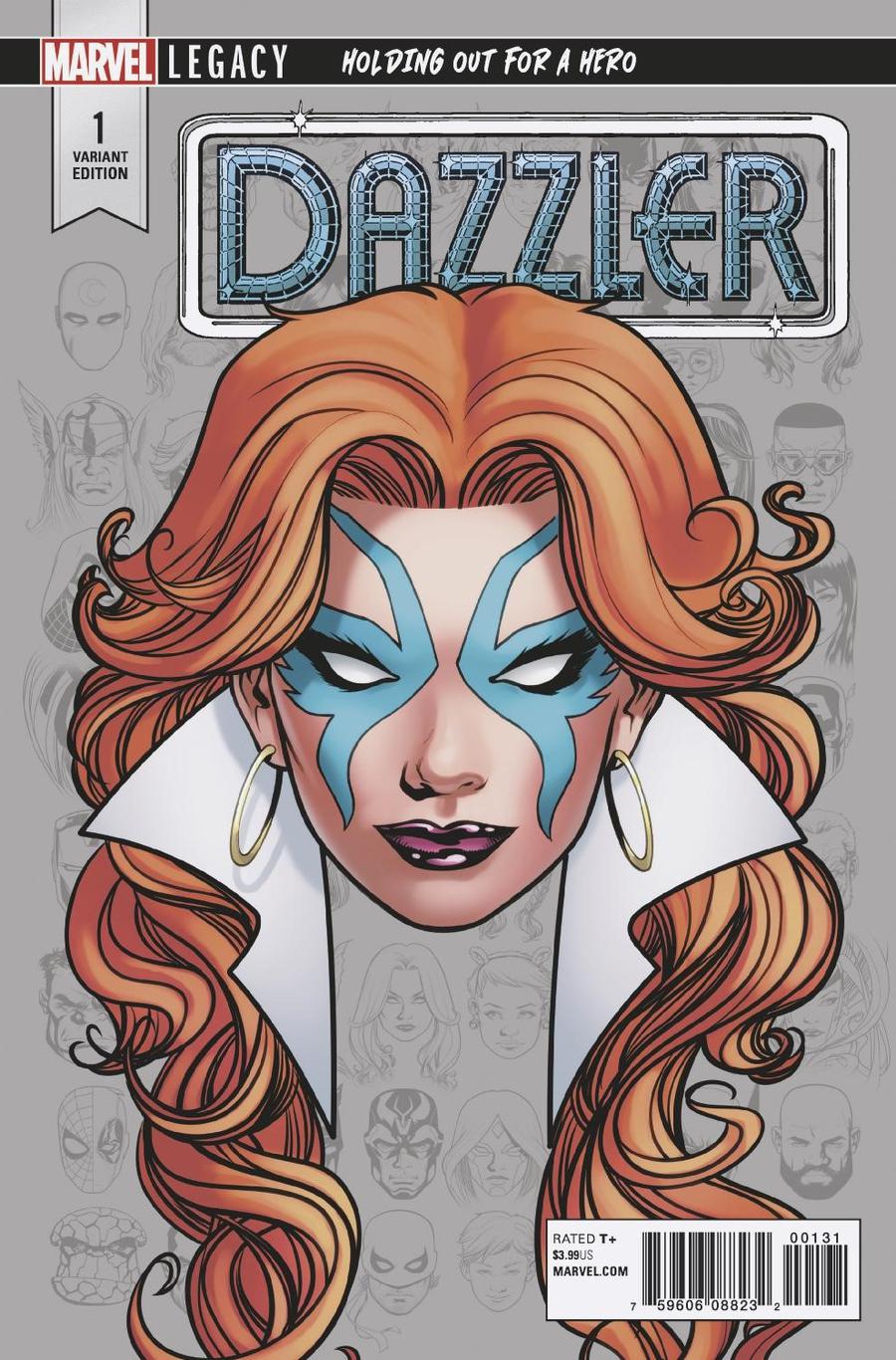 Dazzler X Song #1 Cover C Incentive Mike McKone Headshot Variant Cover
