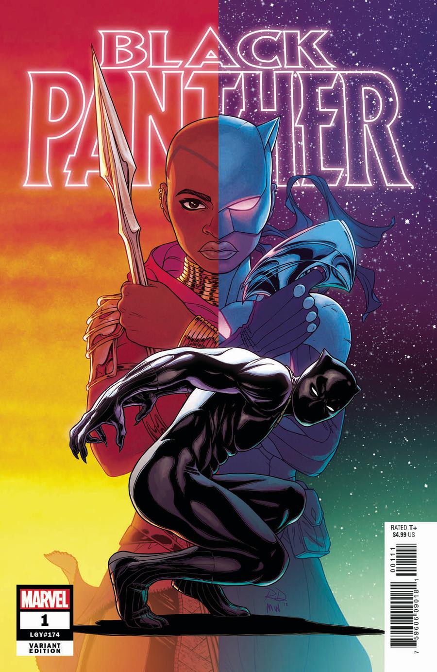 Black Panther Vol 7 #2 Cover B Incentive Russell Dauterman Variant Cover