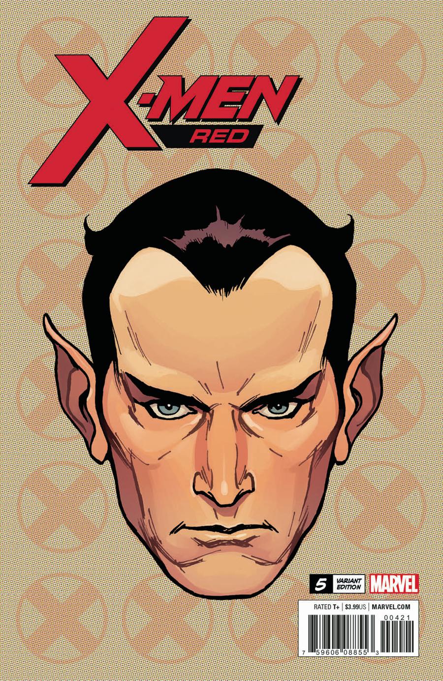 X-Men Red #5 Cover B Incentive Travis Charest Headshot Variant Cover