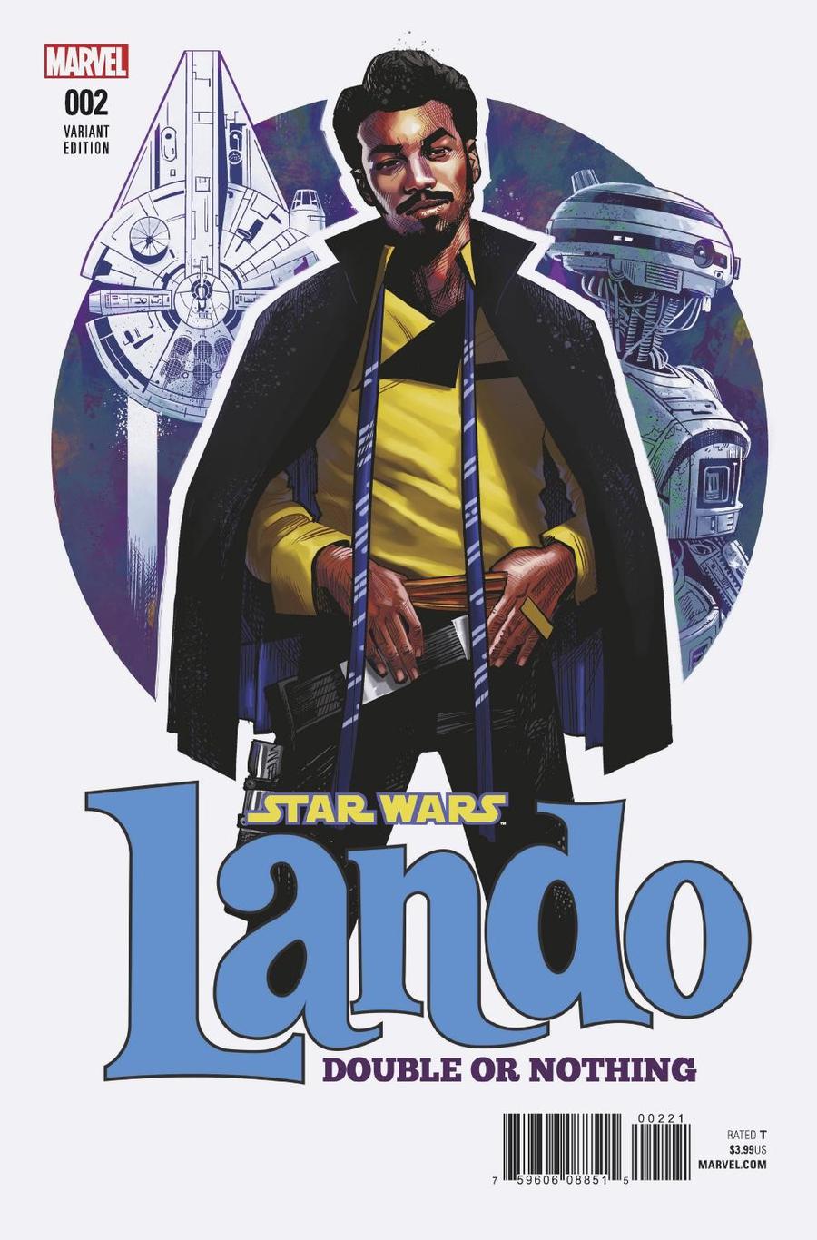 Star Wars Lando Double Or Nothing #2 Cover B Incentive Cameron Stewart Variant Cover