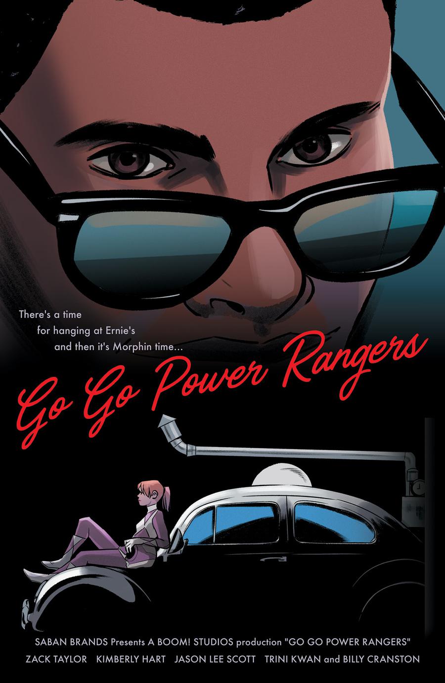 Sabans Go Go Power Rangers #10 Cover D Incentive Natacha Bustos Virgin Variant Cover (Shattered Grid Part 4)