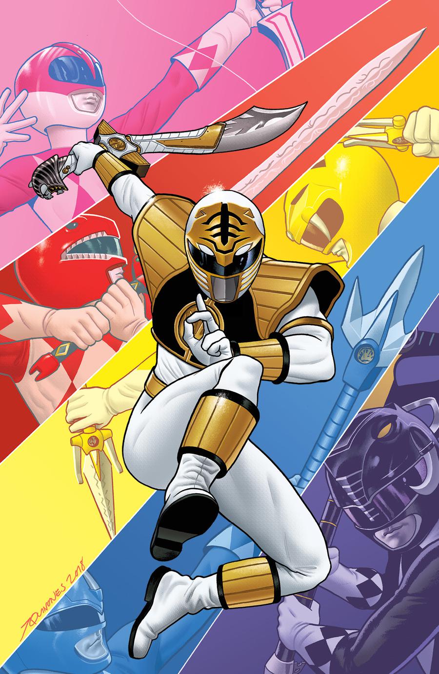 Mighty Morphin Power Rangers Anniversary Special #1 Cover C Incentive Joe Quinones Virgin Variant Cover