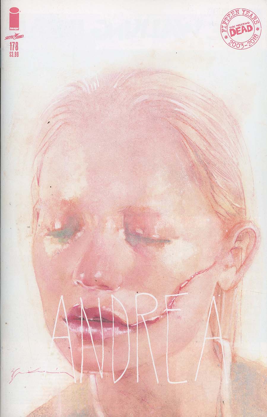Walking Dead #178 Cover B Variant Bill Sienkiewicz Cover