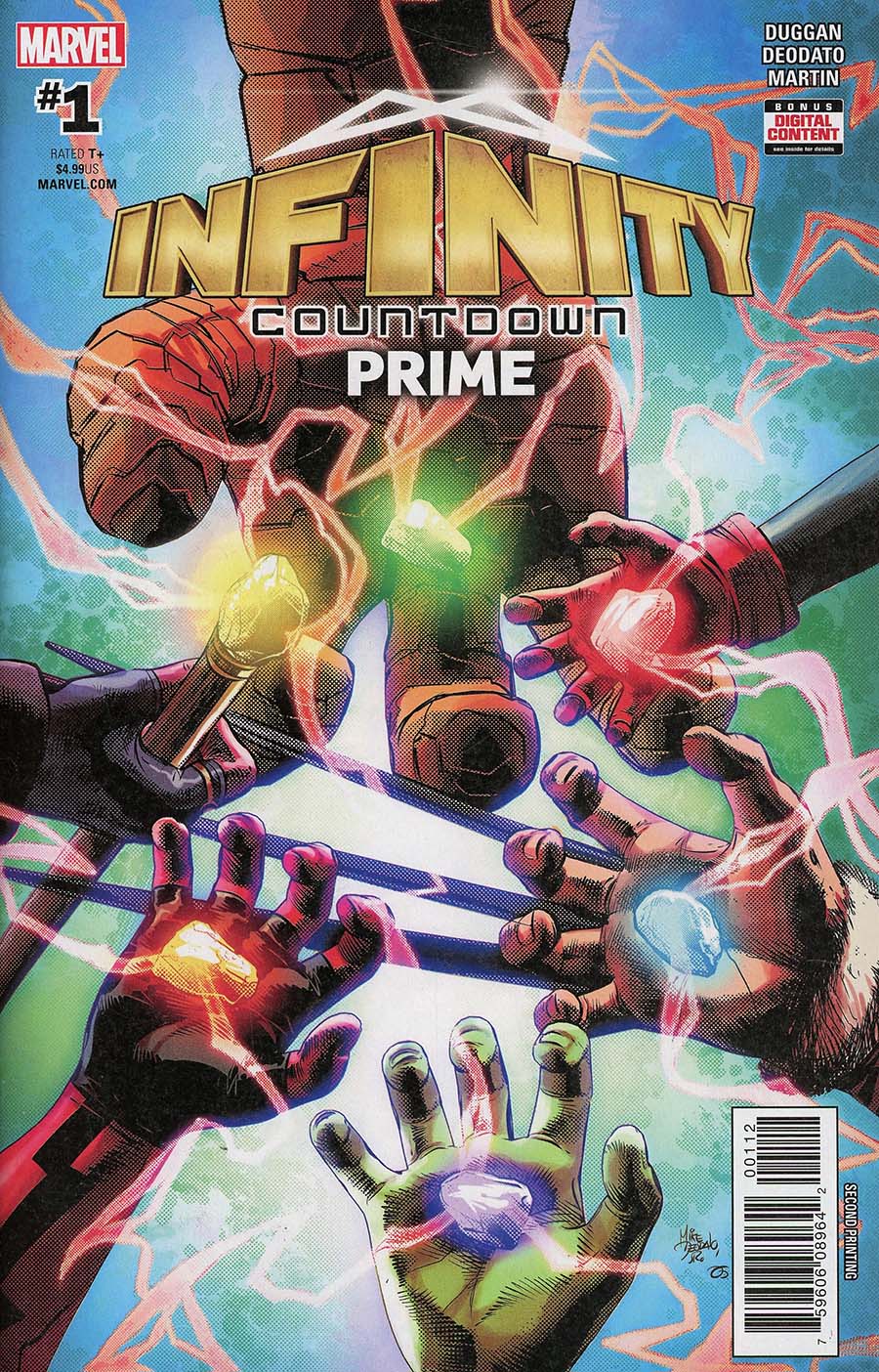 Infinity Countdown Prime #1 Cover E 2nd Ptg Variant Mike Deodato Cover (Marvel Legacy Tie-In)