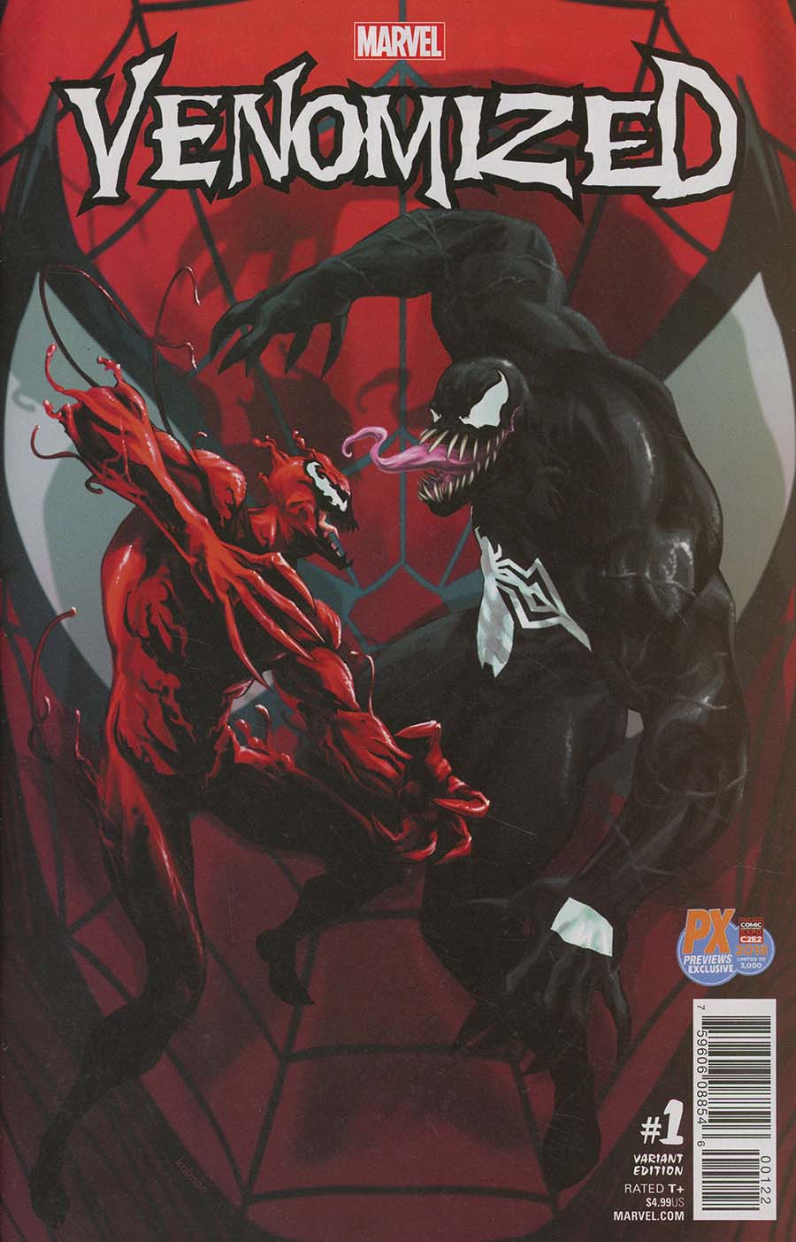 Venomized #1 Cover F Variant Kalman Andrasofszky C2E2 Cover