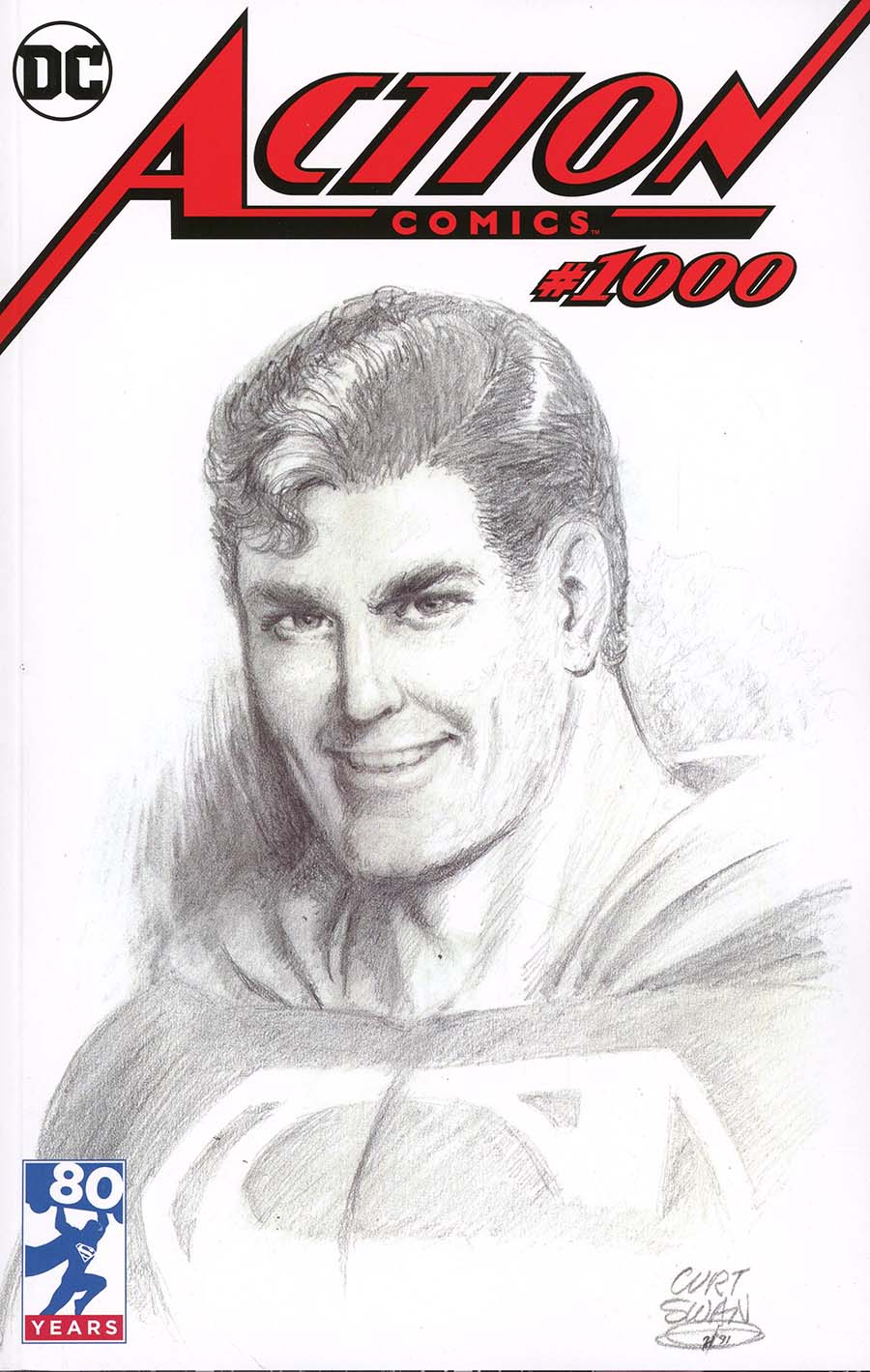 Action Comics Vol 2 #1000 Cover T DF Exclusive Curt Swan Variant Cover
