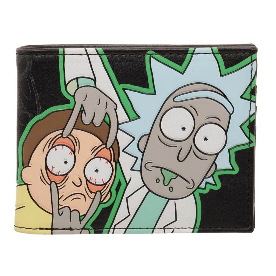 Rick And Morty Glow-In-The-Dark Bi-Fold Wallet