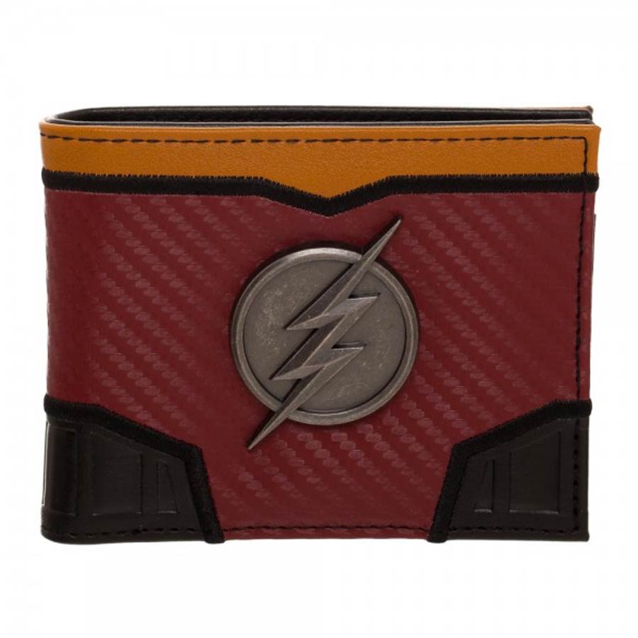 DC Comics Flash Domed Metal Badge Carbon Fiber