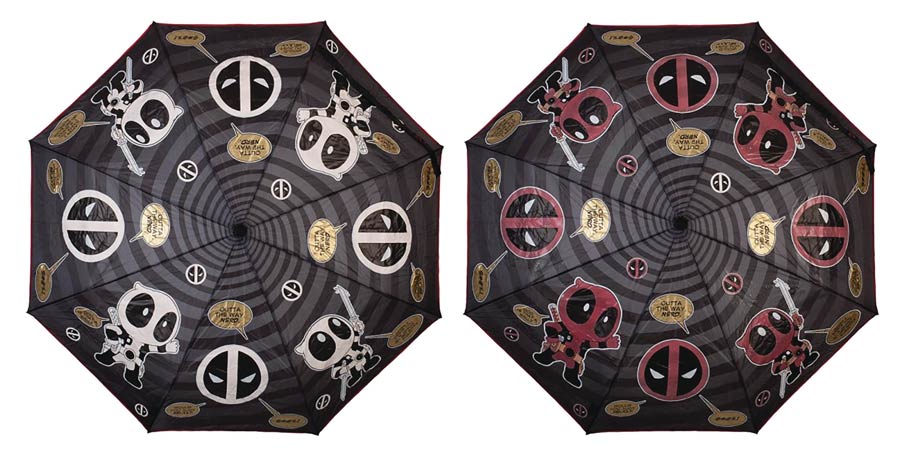 Marvel Deadpool Liquid Reactive Umbrella