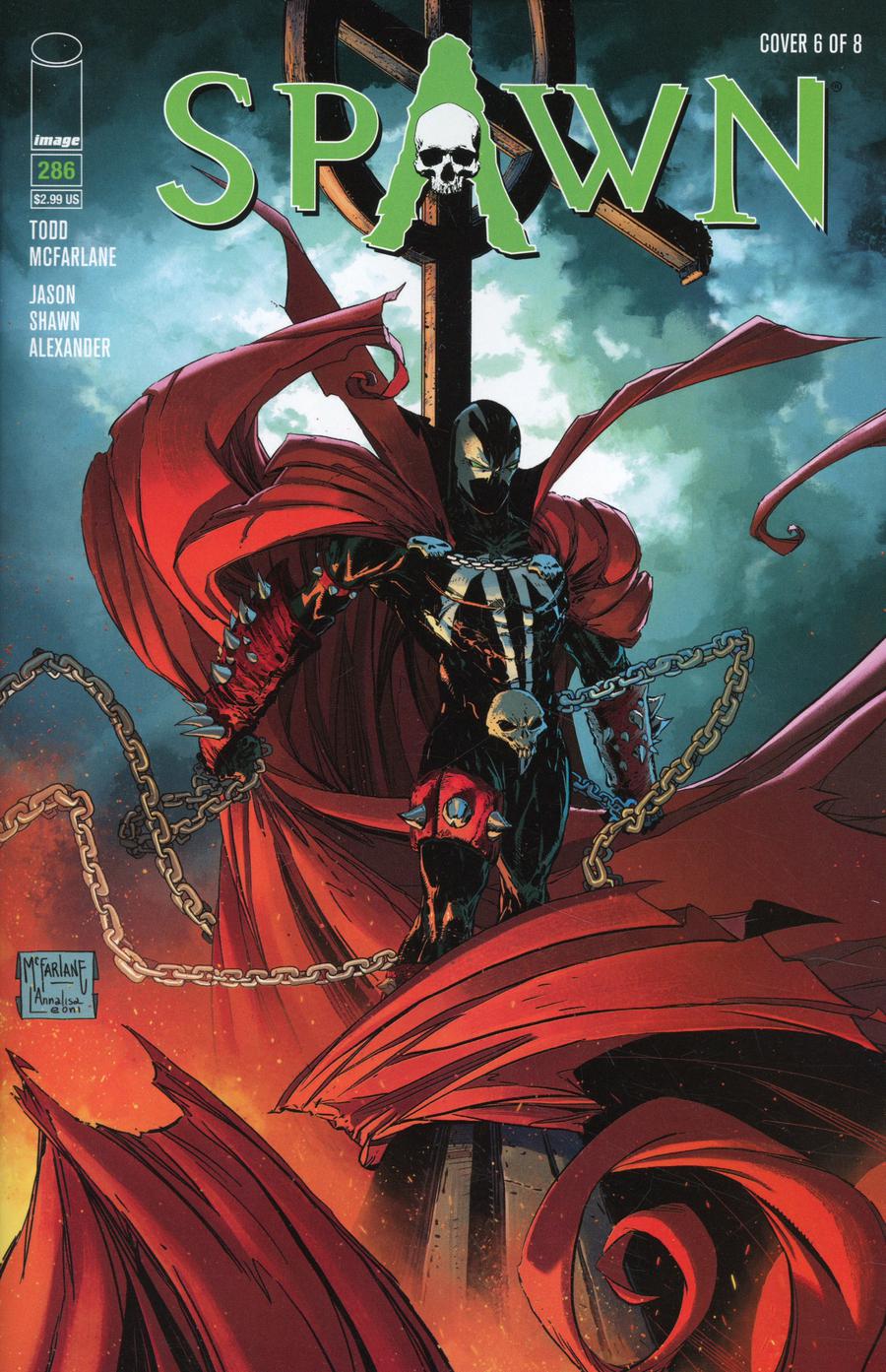 Spawn #286 Cover F Variant Todd McFarlane & Annalisa Leoni Cover