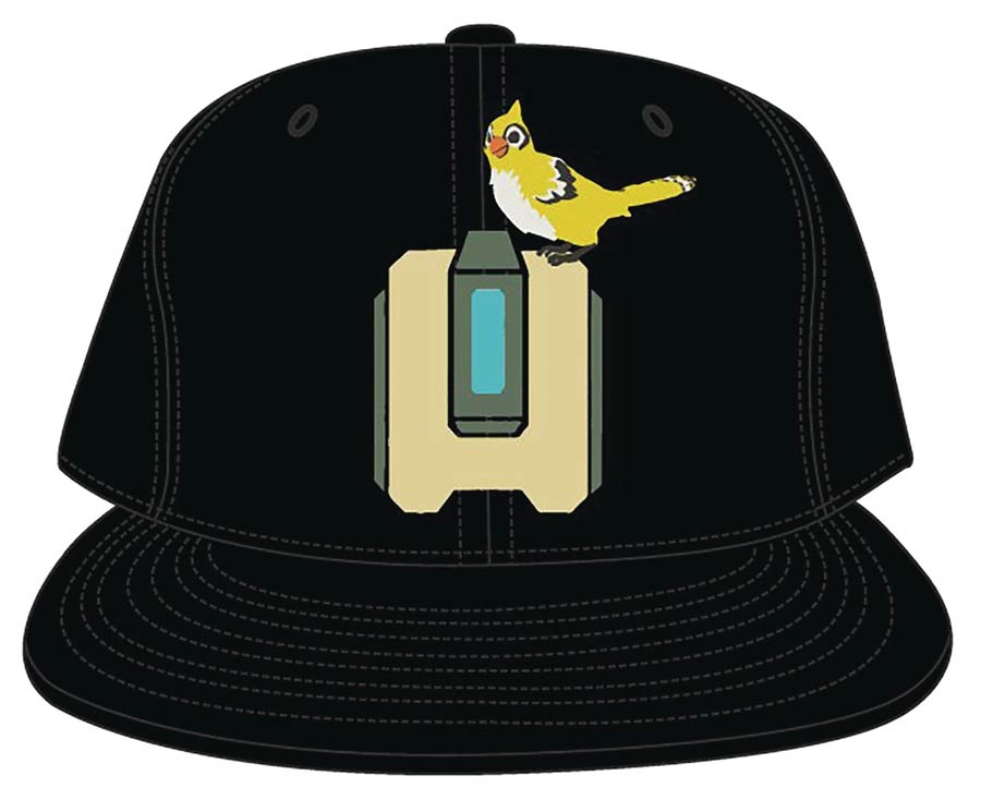 Overwatch Bastion Black Snapback Cap
