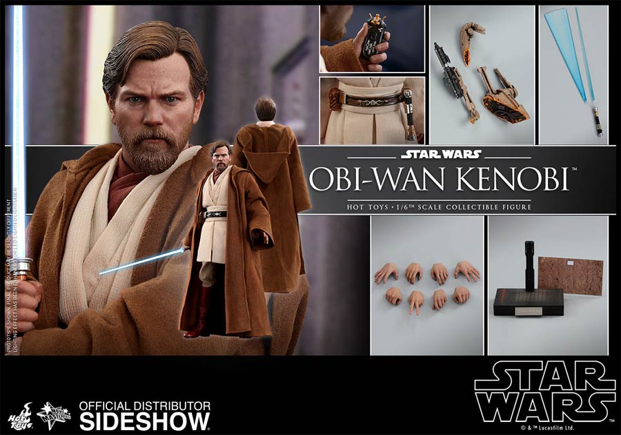 Obi-Wan Kenobi Episode III Revenge Of The Sith Movie Masterpiece Series Sixth Scale 12-Inch Figure