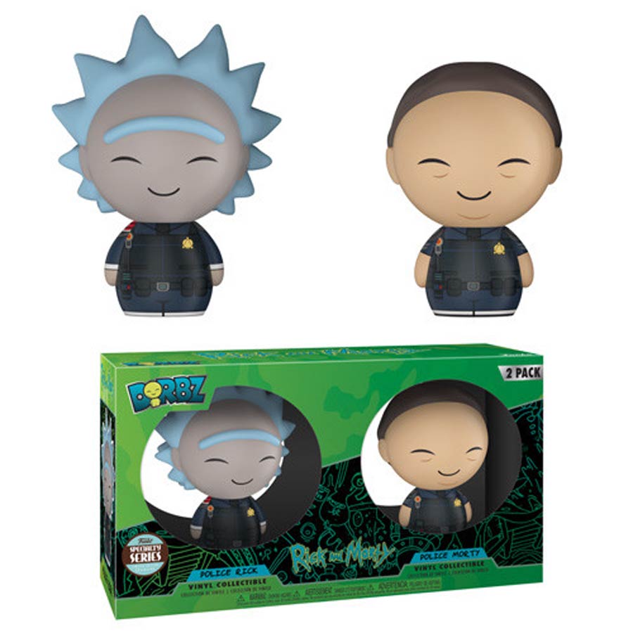 Dorbz Rick And Morty Series 1 Police Rick & Morty 2-Pack Vinyl Figure