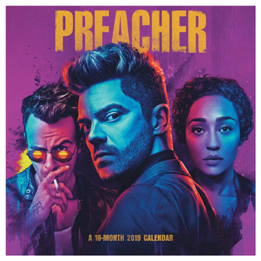 Preacher 2019 2019 12x12-inch Wall Calendar
