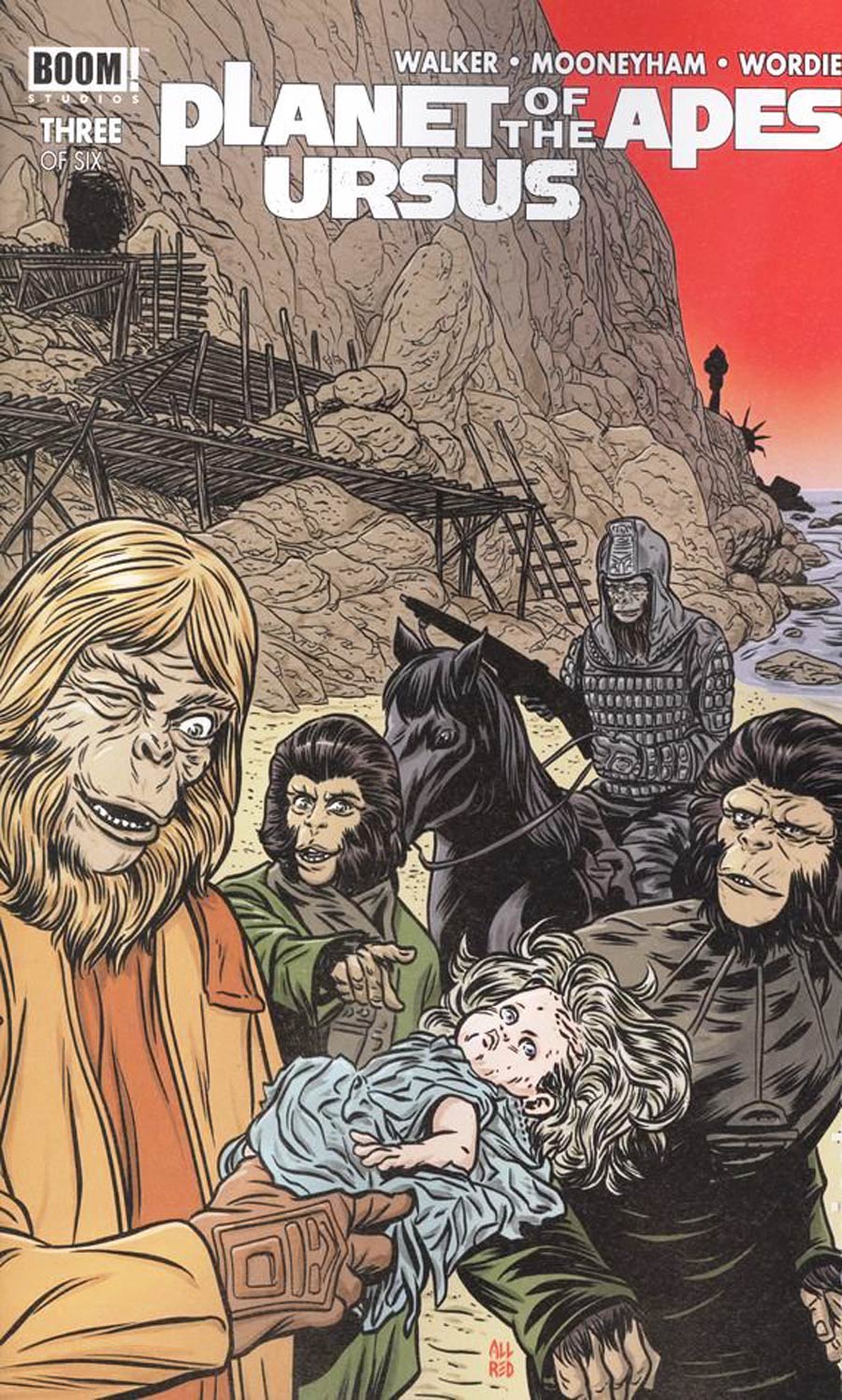 Planet Of The Apes Ursus #3 Cover B Regular Michael Allred Cover