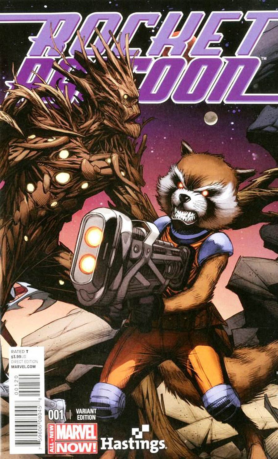 Rocket Raccoon Vol 2 #1 Cover P Hastings Variant Cover