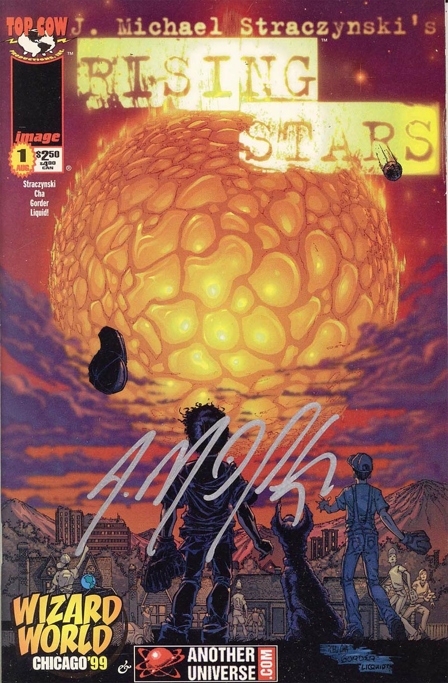 Rising Stars #1 Cover H Signed J Michael Straczynski With Certificate
