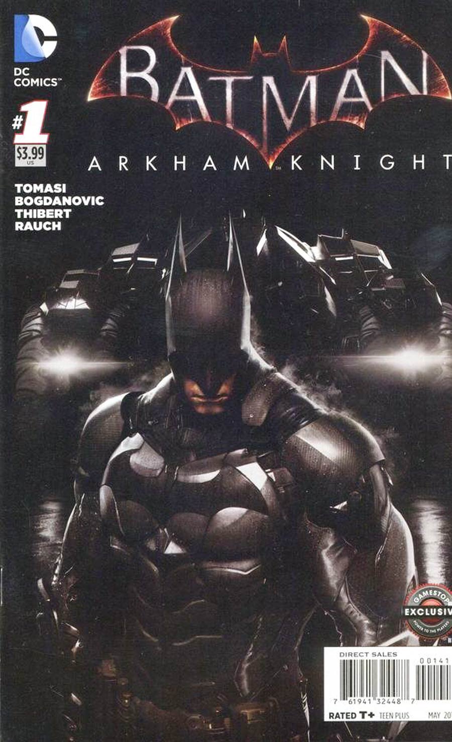 Batman Arkham Knight #1 Cover D Gamestop Exclusive Variant Cover